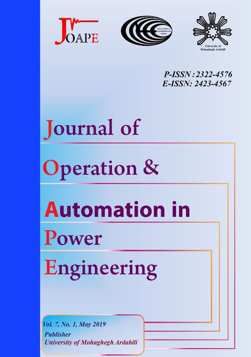 Operation and Automation in Power Engineering - Volume:8 Issue: 1, Winter-Spring 2020