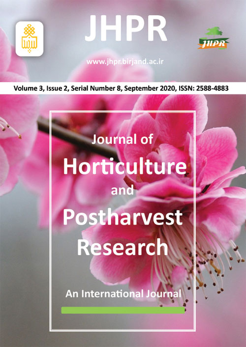 Horticulture and Postharvest Research - Volume:3 Issue: 2, Sep 2020