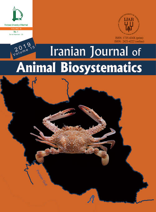 Animal Biosystematics - Volume:15 Issue: 2, Summer-Autumn 2029