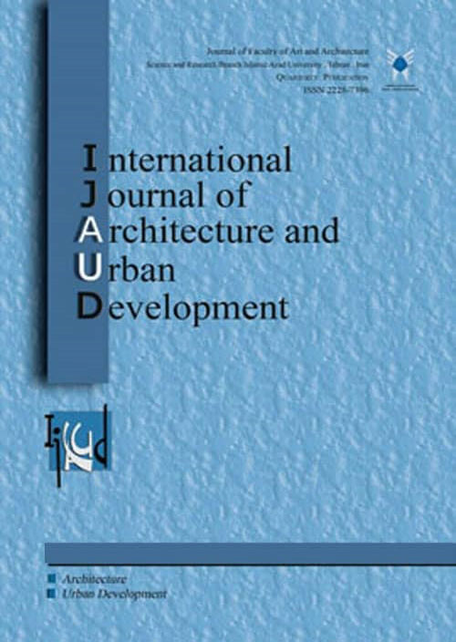 Architecture and Urban Development - Volume:10 Issue: 4, Autumn 2020