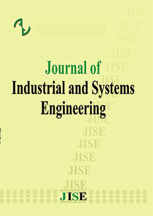 Industrial and Systems Engineering - Volume:13 Issue: 1, Winter 2020