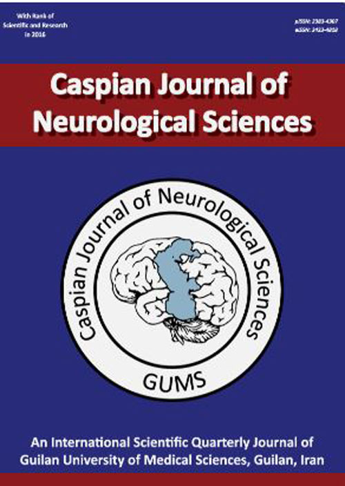 Caspian Journal of Neurological Sciences - Volume:6 Issue: 22, Jul 2020