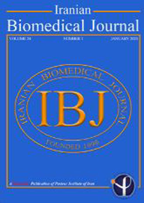 Iranian Biomedical Journal - Volume:25 Issue: 1, Jan 2021