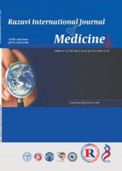 Razavi International Journal of Medicine - Volume:7 Issue: 2, Spring 2019