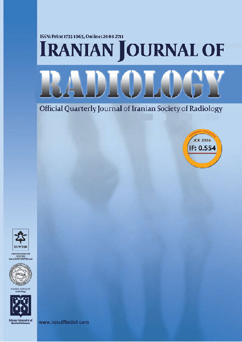 Iranian Journal of Radiology - Volume:17 Issue: 4, Oct 2020