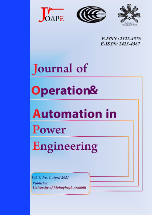 Operation and Automation in Power Engineering - Volume:9 Issue: 1, Spring 2021
