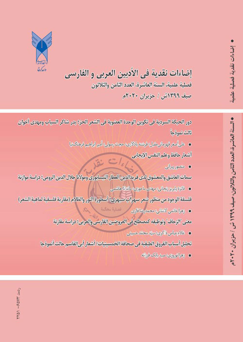 اضاءات نقدیه فی الادبین العربی و الفارسی - پیاپی 39 (خریف 2020)
