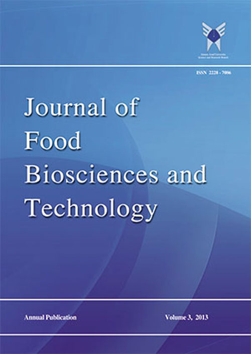 Food Biosciences and Technology - Volume:11 Issue: 1, Winter-Spring 2021