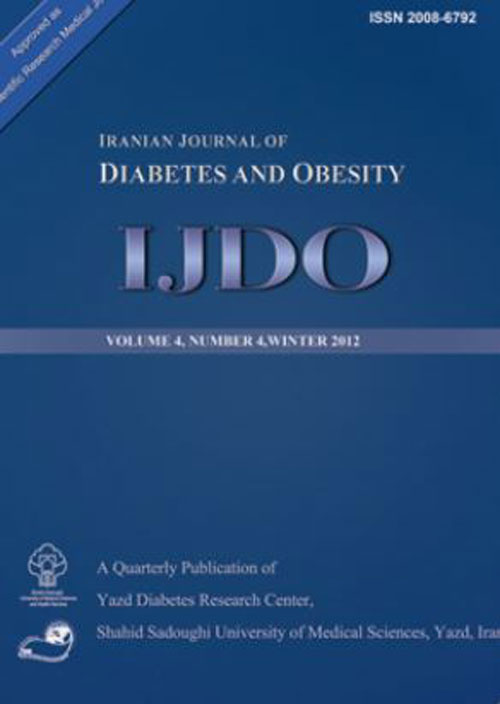 Diabetes and Obesity - Volume:12 Issue: 4, Winter 2020
