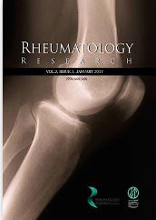 Rheumatology Research Journal - Volume:5 Issue: 1, Winter 2020