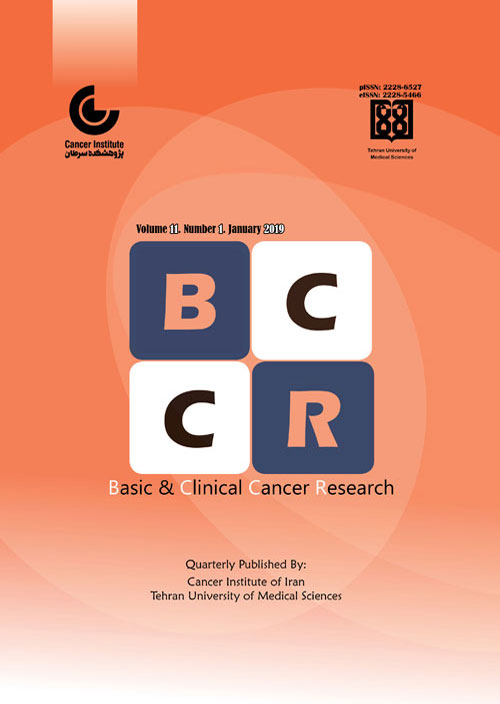 Basic and Clinical Cancer Research - Volume:12 Issue: 3, Summer 2020