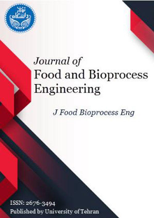 Food and Bioprocess Engineering - Volume:2 Issue: 2, Summer-Autumn 2019