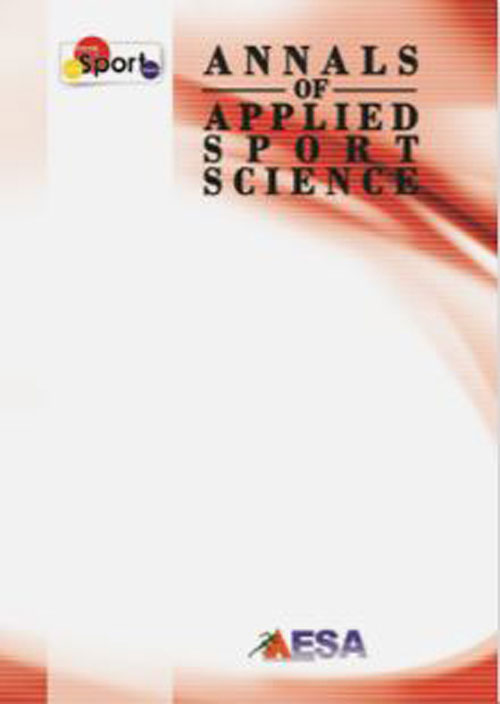 Annals of Applied Sport Science - Volume:9 Issue: 2, Summer 2021