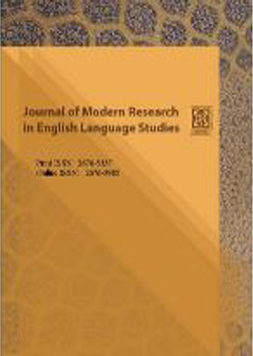 Modern Research in English Language Studies - Volume:8 Issue: 3, Summer 2021