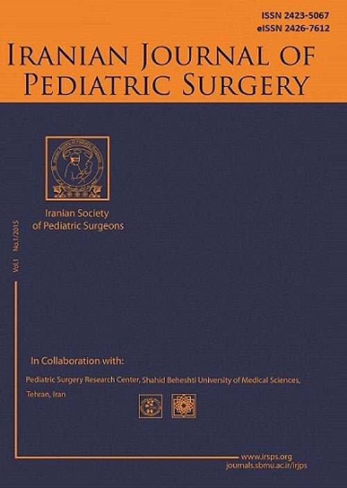 Pediatric Surgery - Volume:7 Issue: 1, May 2021