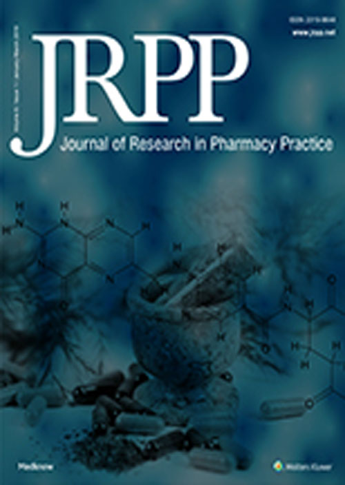Research in Pharmacy Practice - Volume:8 Issue: 1, Jan-Mar 2019