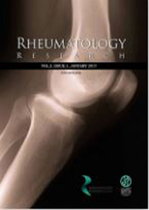Rheumatology Research Journal - Volume:5 Issue: 3, Summer 2020