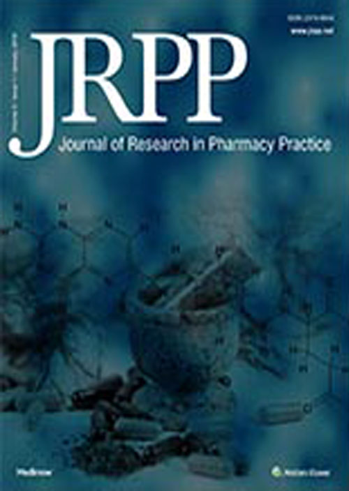 Research in Pharmacy Practice - Volume:5 Issue: 1, Jan-Mar 2016