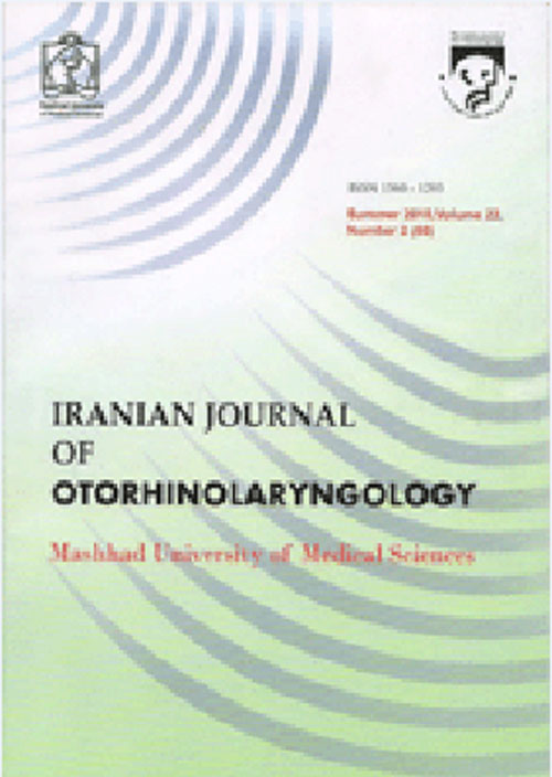 Otorhinolaryngology - Volume:33 Issue: 4, Jul-Aug 2021