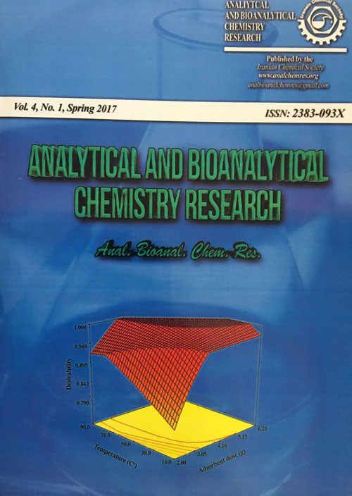 Analytical and Bioanalytical Chemistry Research - Volume:8 Issue: 4, Autumn 2021