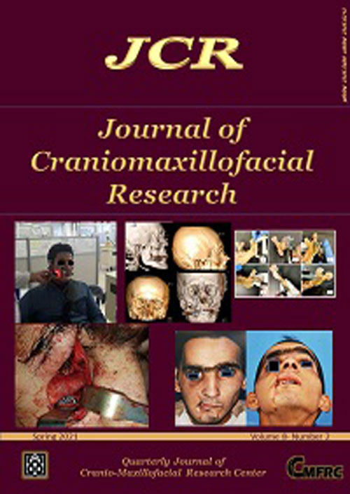 Craniomaxillofacial Research - Volume:8 Issue: 2, Spring 2021
