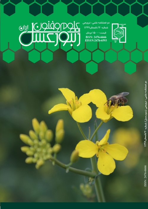 علوم و فنون زنبور عسل ایران - پیاپی 20 (بهار و تابستان 1399)