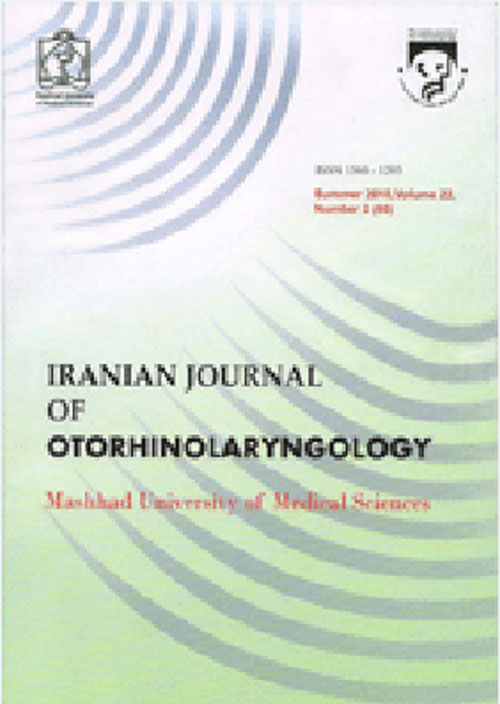 Otorhinolaryngology - Volume:33 Issue: 6, Nov-Dec 2021