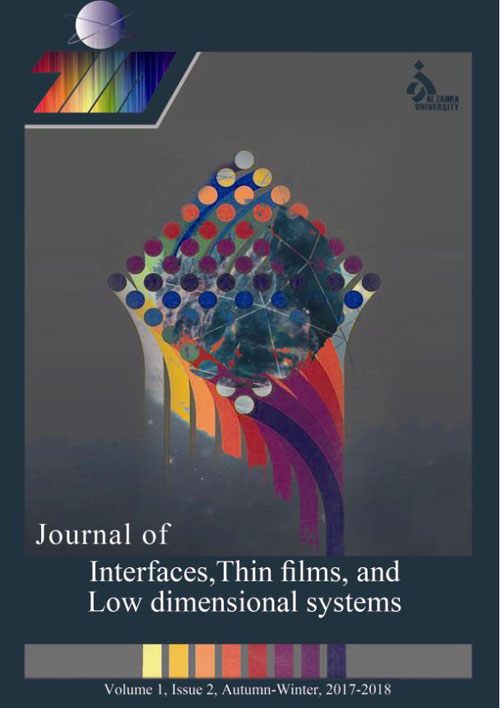 Interface, Thin Film and Low Dimension Systems - Volume:4 Issue: 1, Summer-Autumn 2020