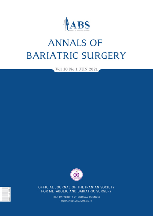 Annals of Bariatric Surgery - Volume:10 Issue: 1, Winter and Spring 2021