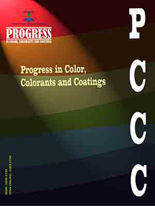 Progress in Color, Colorants and Coatings - Volume:15 Issue: 3, Summer 2022