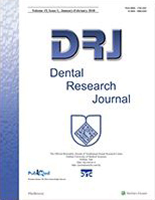 Dental Research Journal - Volume:18 Issue: 10, Nov 2021