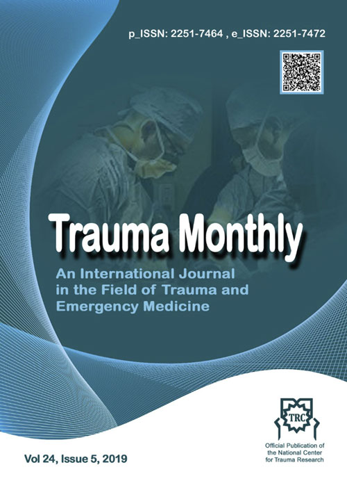 Trauma Monthly - Volume:26 Issue: 5, Sep-Oct 2021
