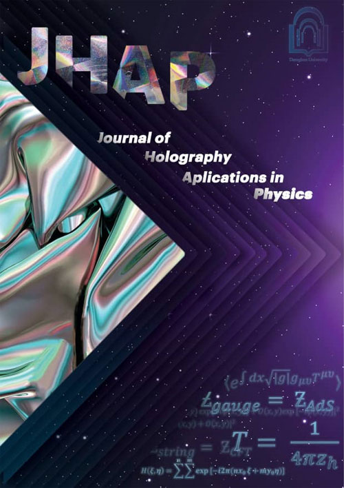 Holography Applications in Physics - Volume:1 Issue: 1, Autumn 2021