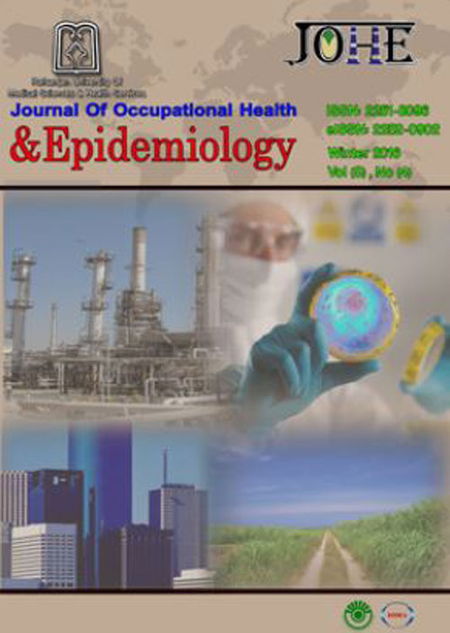 Occupational Health and Epidemiology - Volume:10 Issue: 3, Summer 2021