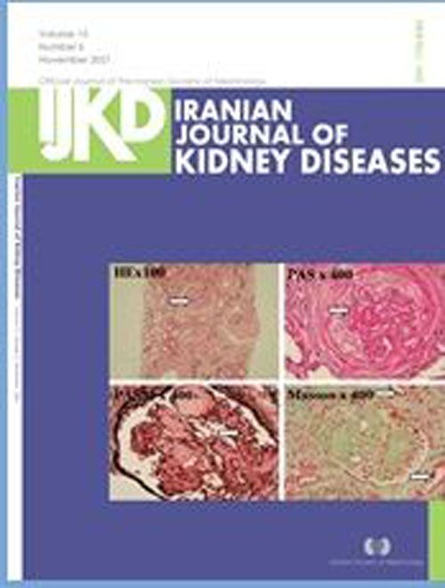 Kidney Diseases - Volume:15 Issue: 6, Nov 2021