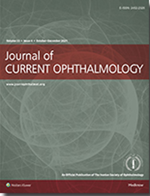 Current Ophthalmology - Volume:33 Issue: 4, Oct-Dec 2021