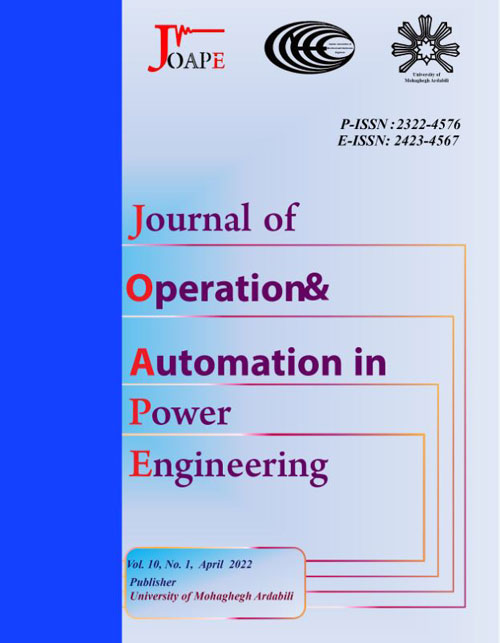 Operation and Automation in Power Engineering - Volume:10 Issue: 1, Spring 2022