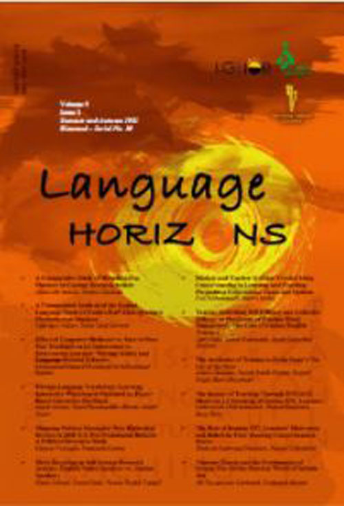 Language Horizons - Volume:5 Issue: 2, Summer and Autumn 2021