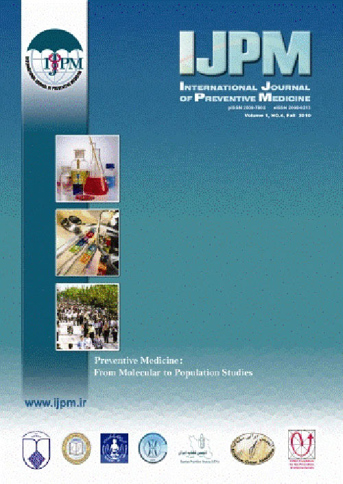 Preventive Medicine - Volume:13 Issue: 1, Jan 2022