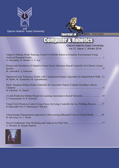 Computer and Robotics - Volume:14 Issue: 2, Summer and Autumn 2021