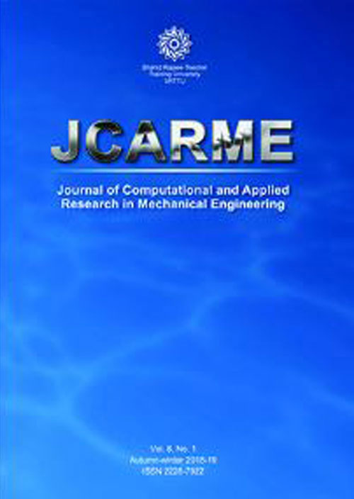 Computational and Applied Research in Mechanical Engineering - Volume:11 Issue: 2, Winter-Spring 2022