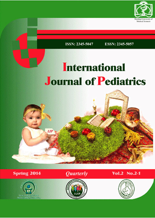 Pediatrics - Volume:10 Issue: 99, Mar 2022