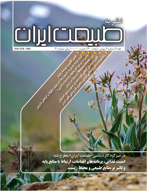 طبیعت ایران - سال هفتم شماره 1 (پیاپی 32، فروردین و اردیبهشت 1401)