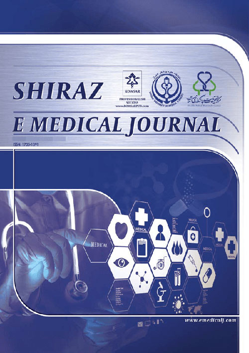 Shiraz Emedical Journal - Volume:23 Issue: 4, Apr 2022