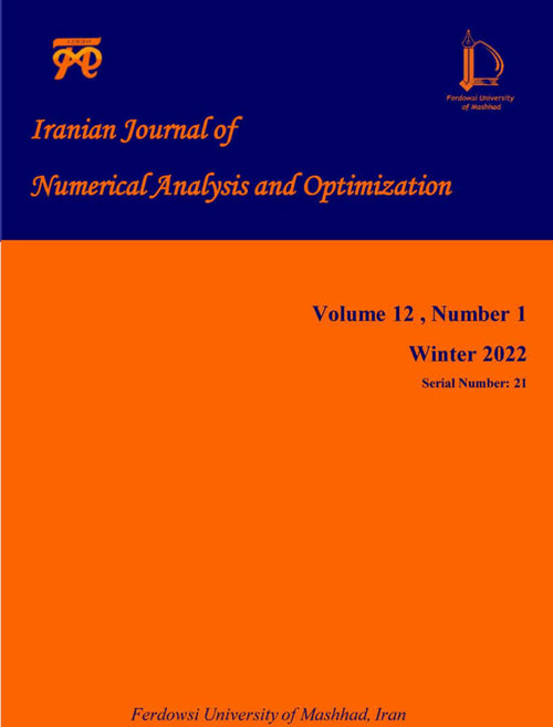 Numerical Analysis and Optimization - Volume:12 Issue: 1, Winter and Spring 2022