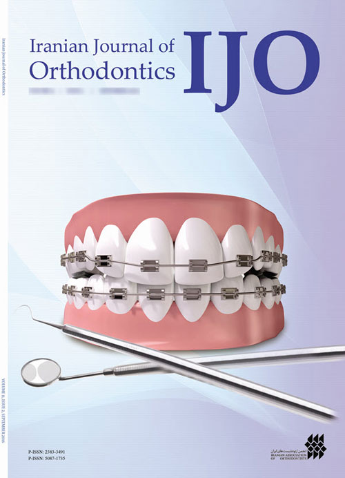 Orthodontics - Volume:17 Issue: 1, Jun 2022
