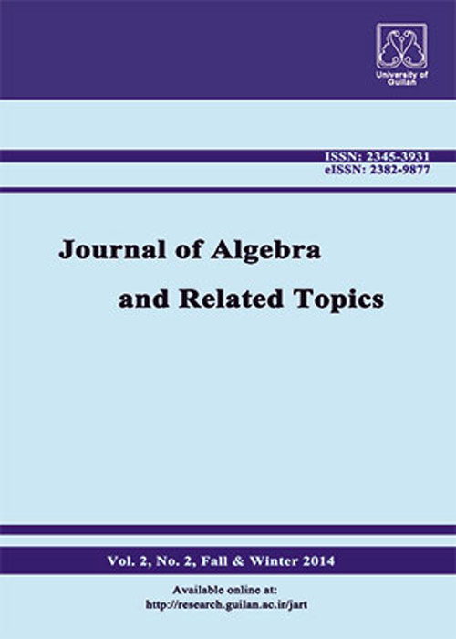 Algebra and Related Topics - Volume:10 Issue: 1, Spring 2022