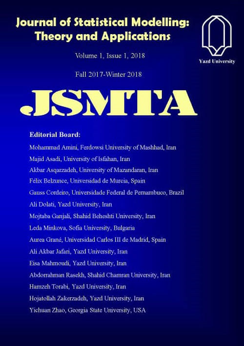 Statistical Modelling: Theory and Applications - Volume:2 Issue: 2, Summer and Autumn 2021