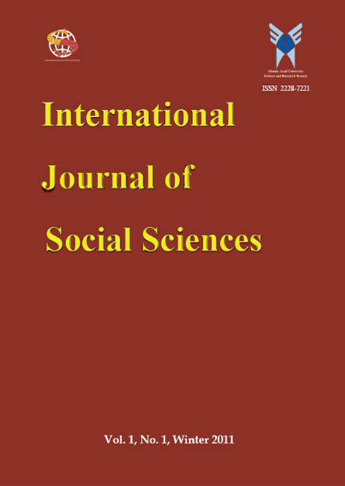 Social Sciences - Volume:11 Issue: 4, Autumn 2021