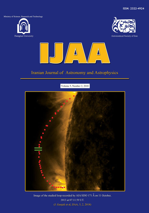 Astronomy and Astrophysic - Volume:8 Issue: 1, Spring 2021